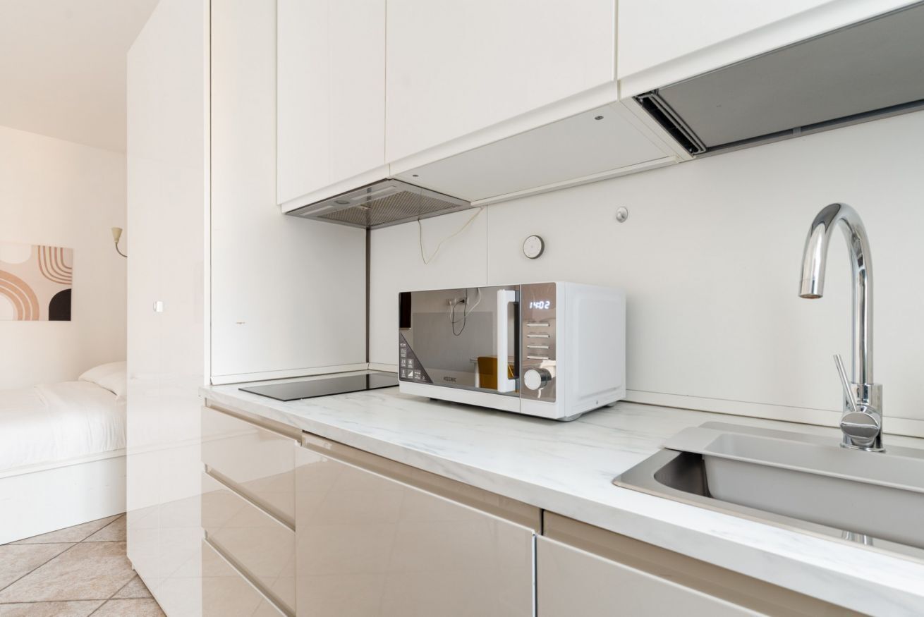 Kühlschrank, Mikrowelle, Toaster