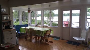 House, 4 Bedrooms, Sauna, Ocean View | Dining room