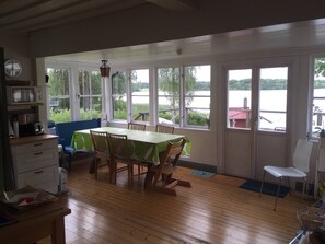 Maison, 4 chambres, sauna, vue océan | Salle à manger