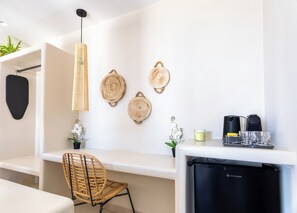 In-room safe, laptop workspace, blackout curtains, soundproofing