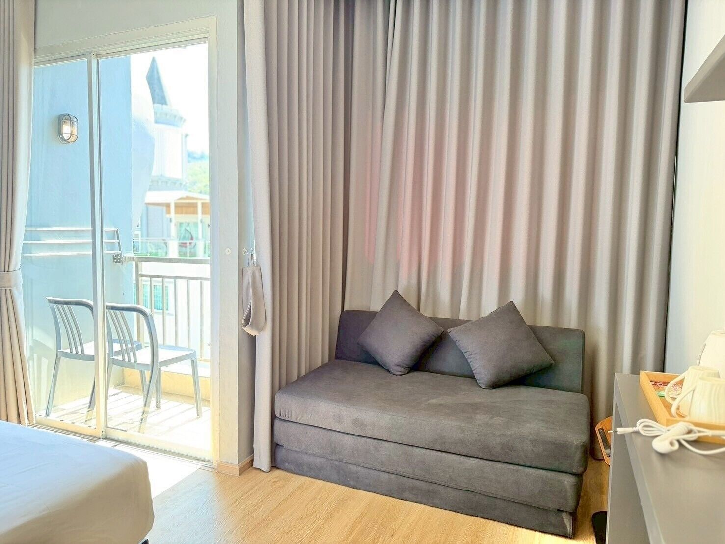 Habitación Deluxe doble | Terraza o patio