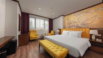 Deluxe Room, 2 Twin Beds, Non Smoking | Premium bedding, down comforters, pillowtop beds, minibar