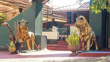 Entrada al alojamiento