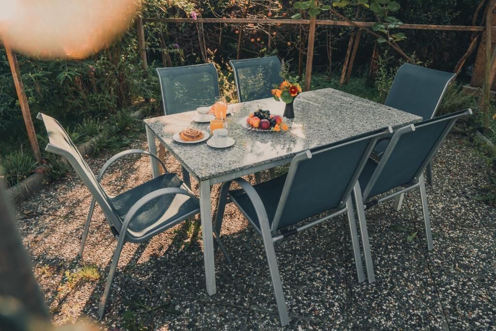 舒适公寓, 2 间卧室, 阳台, 山景 | 室外用餐