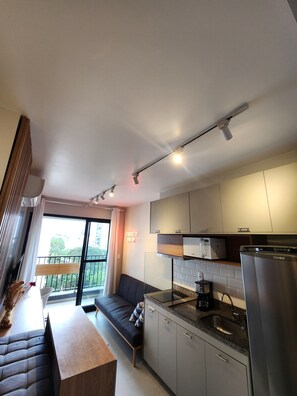 舒適公寓, 陽台, 城市景觀 | 住宿內部