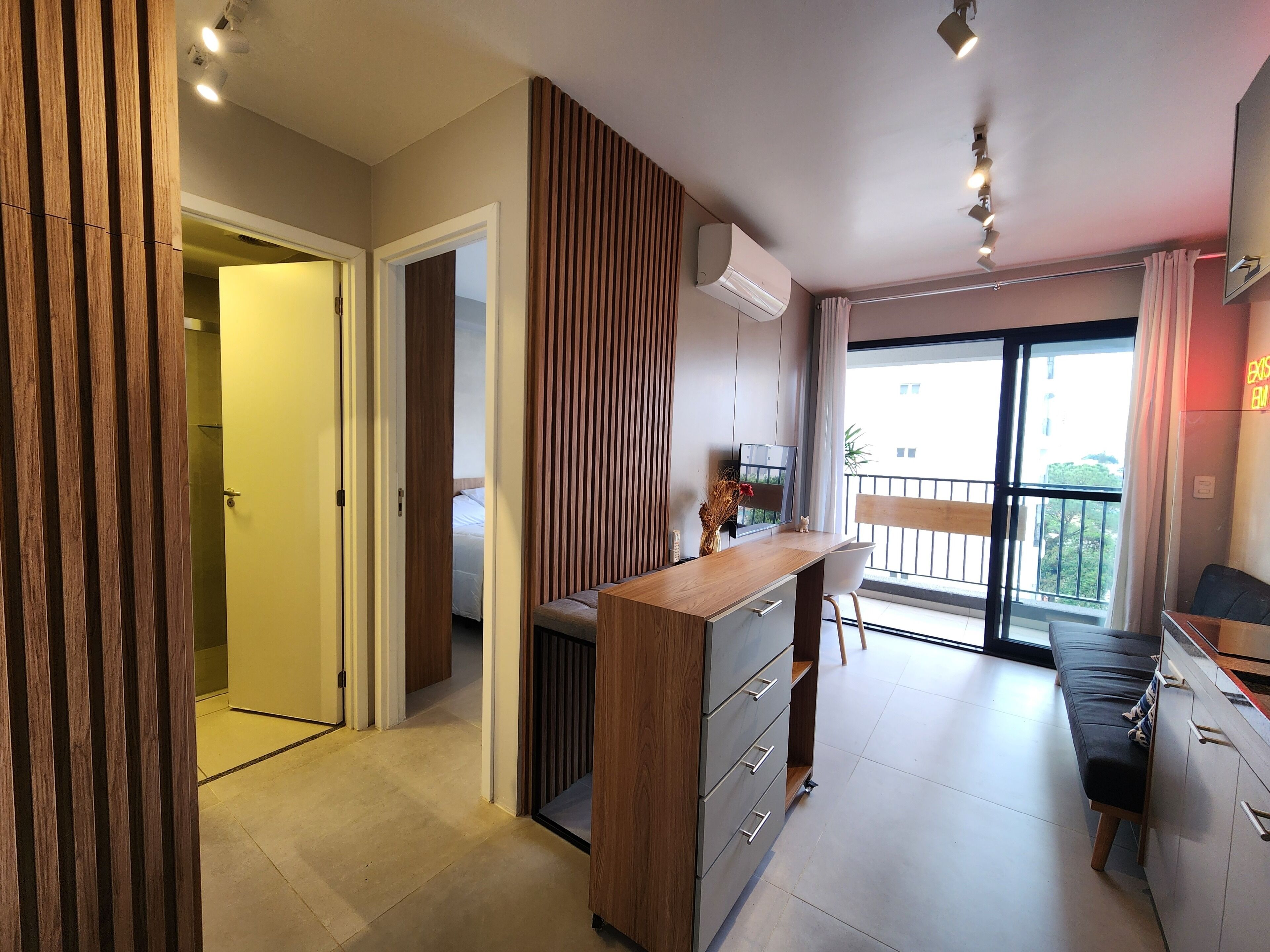 Comfort Apartment, Balcony, City View | Blackout drapes, iron/ironing board, free WiFi