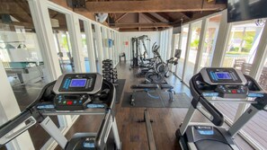 Fitness facility - NEW! Fresh & Bright 1BR Condo – Pool View & Steps to Beach (South Padre Island)