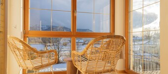 ღLiboria | Bright balcony apartment by the lake