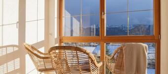 ღLiboria | Bright balcony apartment by the lake