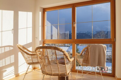 ღLiboria | Bright balcony apartment by the lake