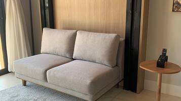 Superior Apartment, City View | Living area