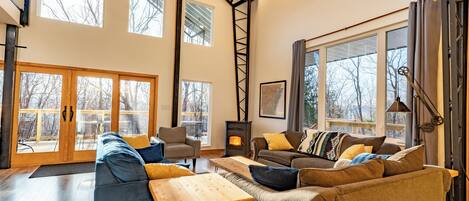 تلفزيون، مدفأة