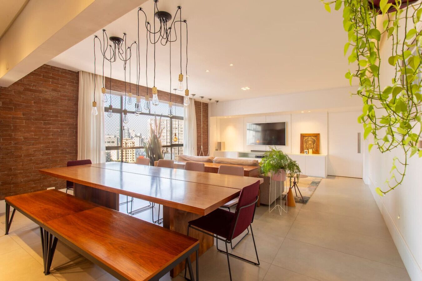 Apartamento luxo, vista para a cidade | Parte interna