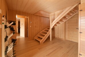 Interior - Apartment in Chalet L'Albert with Mountain View, Balcony and Private Terrace (Manigod)