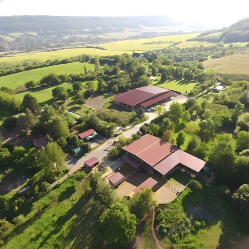 Ferienhaus „Kleine Auszeit“ mit gemeinsamer Terrasse, privatem Garten und WLAN