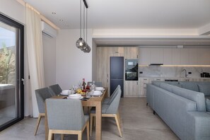 Villa | 2 bedrooms - Deluxe Villa Celeste - Sea View and Private Pool (Mylopotamos)