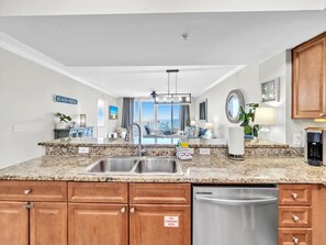 Condo, Multiple Beds (Emerald Beach 1831) | Private kitchen - Emerald Beach 1831 (Panama City Beach)
