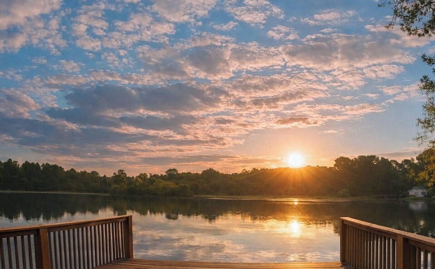 Sunrises on Lake Kathy