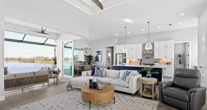 Lakefront Exquisite Home in Placida Sands,
A Fishing and Wildlife Phenomenon