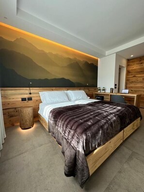 Deluxe Quadruple Room, Mobility Accessible, Mountain View | In-room safe, soundproofing, free WiFi, wheelchair access - ORIGINI HOLIDAYS  (Veneto)