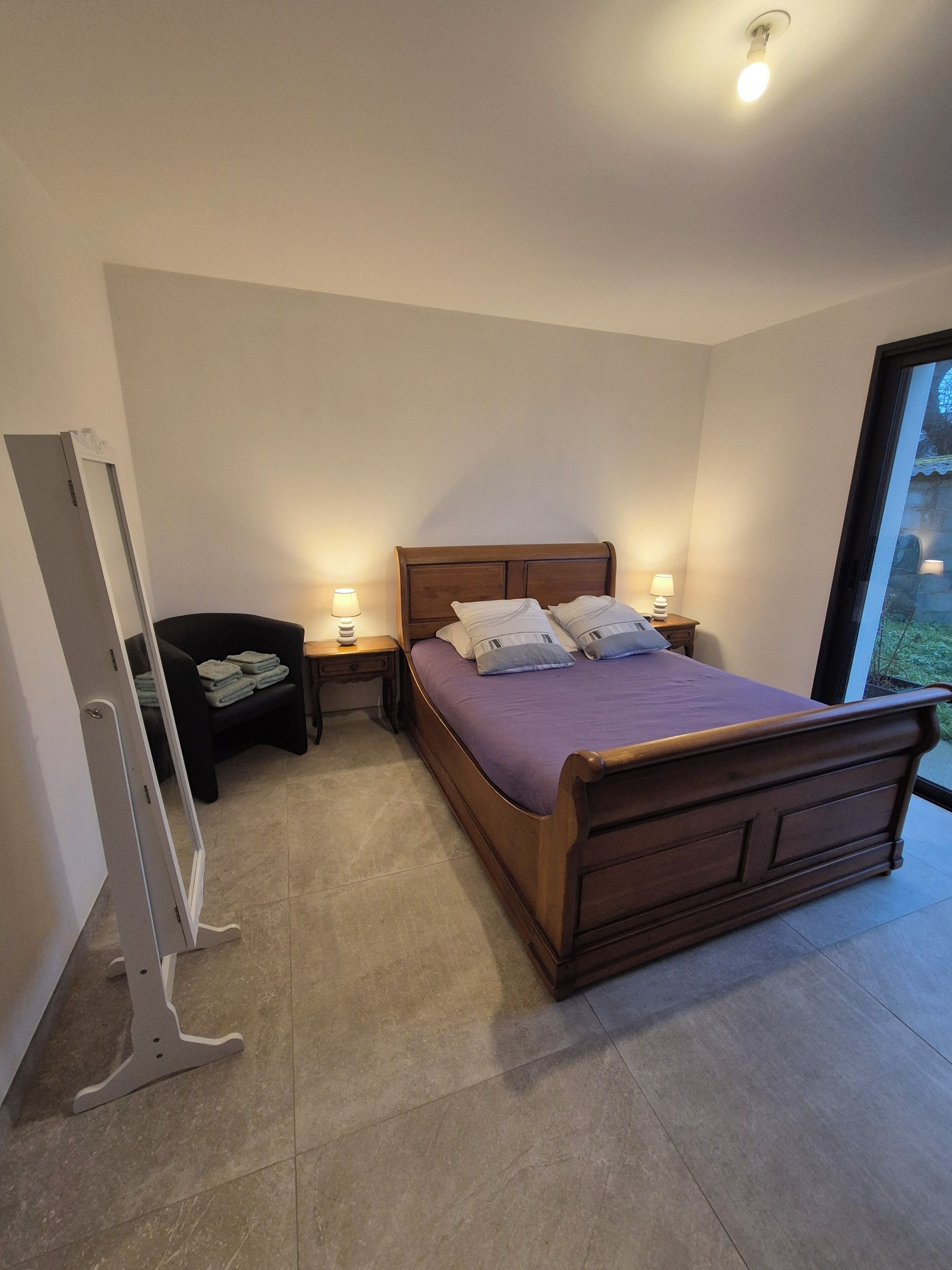 1 chambre, Wi-Fi, draps fournis