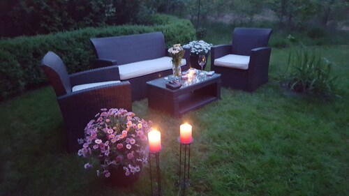 Idyllically situated apartment Logafeld in the Leeraner Meeden, pet friendly!