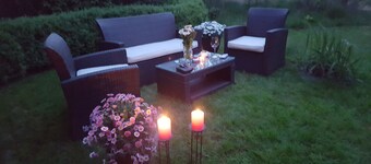 Idyllically situated apartment Logafeld in the Leeraner Meeden, pet friendly!