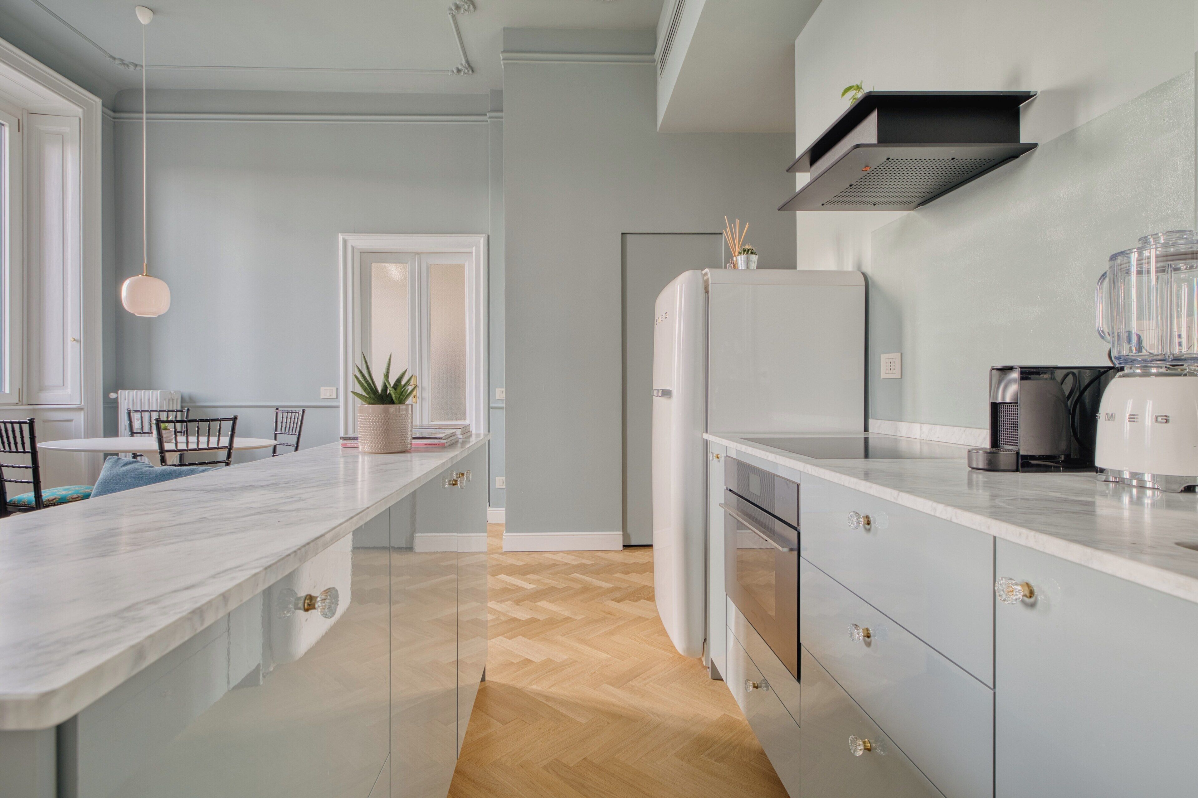 Apartment | Eigene Küche | Kühlschrank, Ofen, Herdplatte