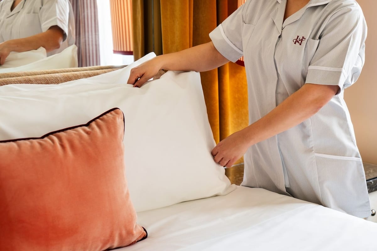 Standardværelse - 1 kingsize-seng - kæledyr tilladt - stueetage | Italienske lagner fra Frette, premium-sengetøj, minibar