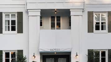 Voorkant van accommodatie