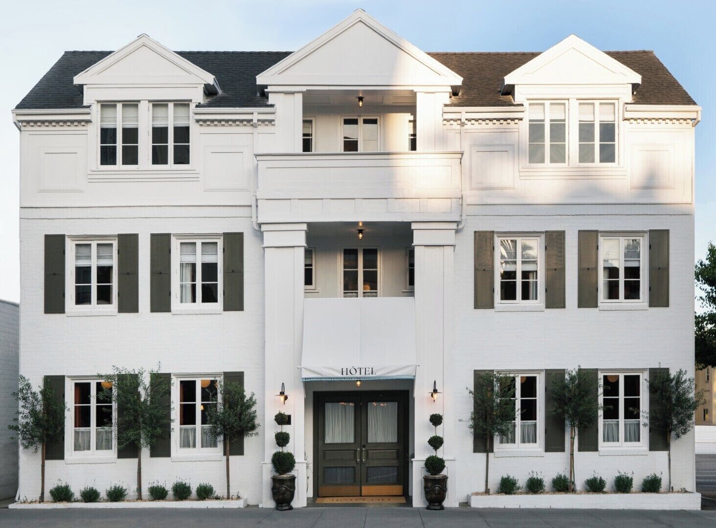 Façade de l’hébergement