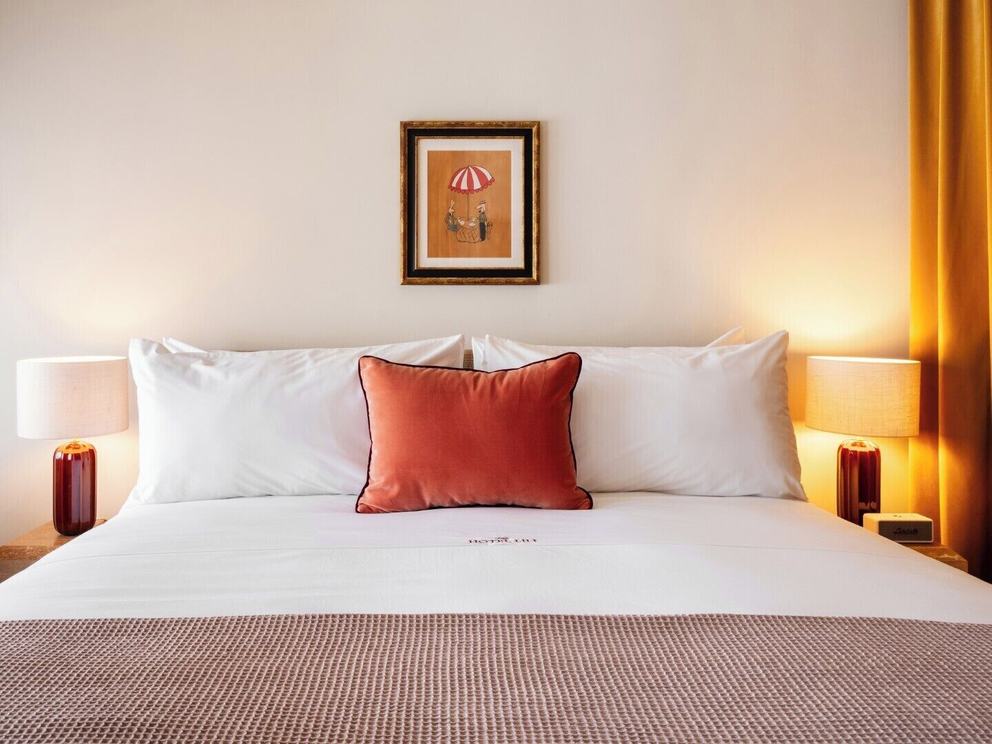 Zimmer, 1 King-Bett (Lil) | Italienische Bettbezüge von Frette, hochwertige Bettwaren, Minibar