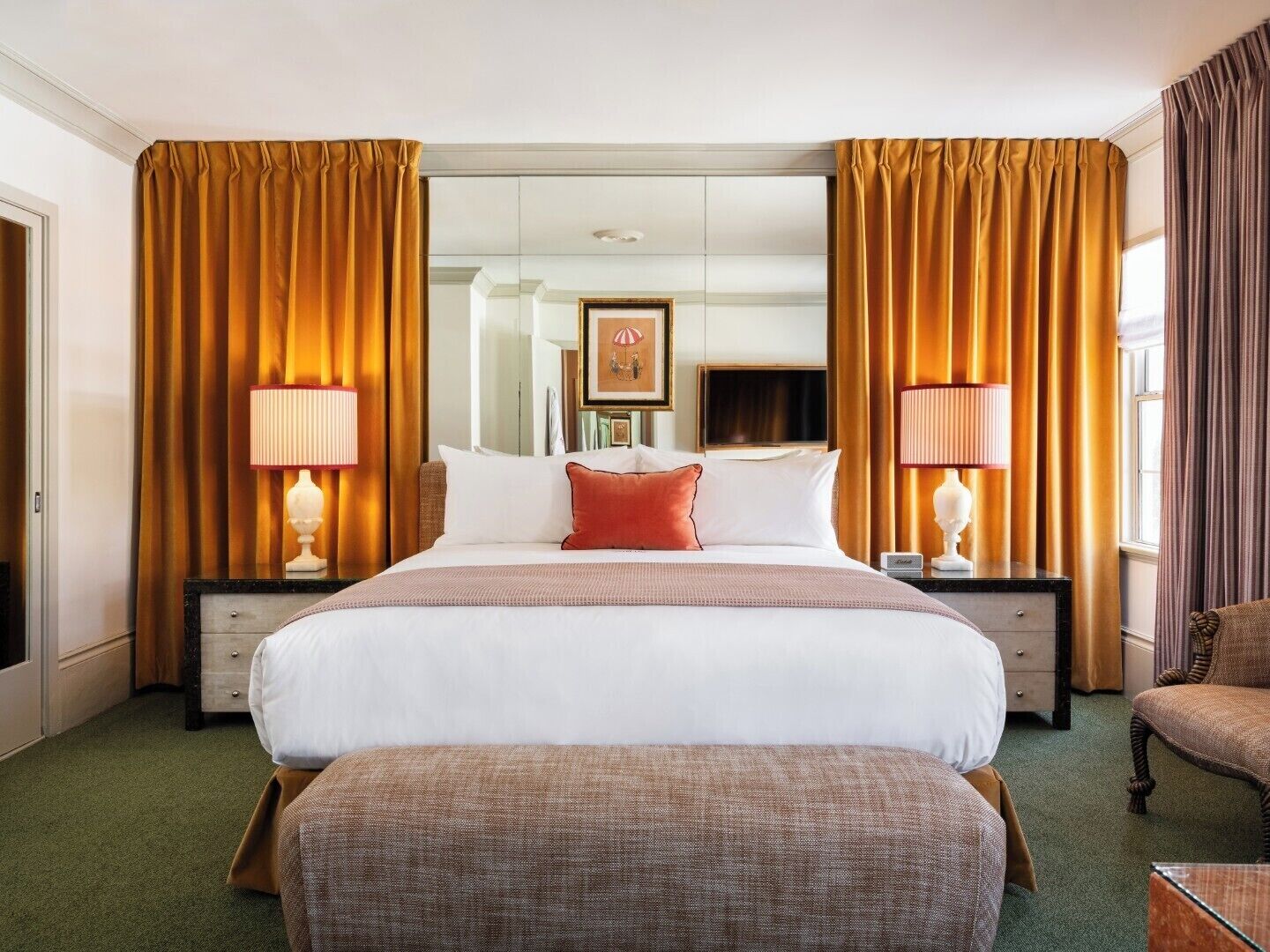 Deluxe-Zimmer, 1 King-Bett | Italienische Bettbezüge von Frette, hochwertige Bettwaren, Minibar