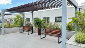 Basic Apartment | Terrace/patio - Apto. Moderno Completo na Ponta Negra (Manaus)