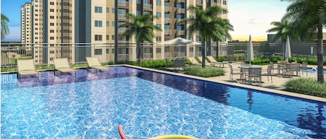 Appartement de base | Piscine | 2 piscines extérieures