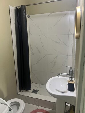 Towels, soap, toilet paper