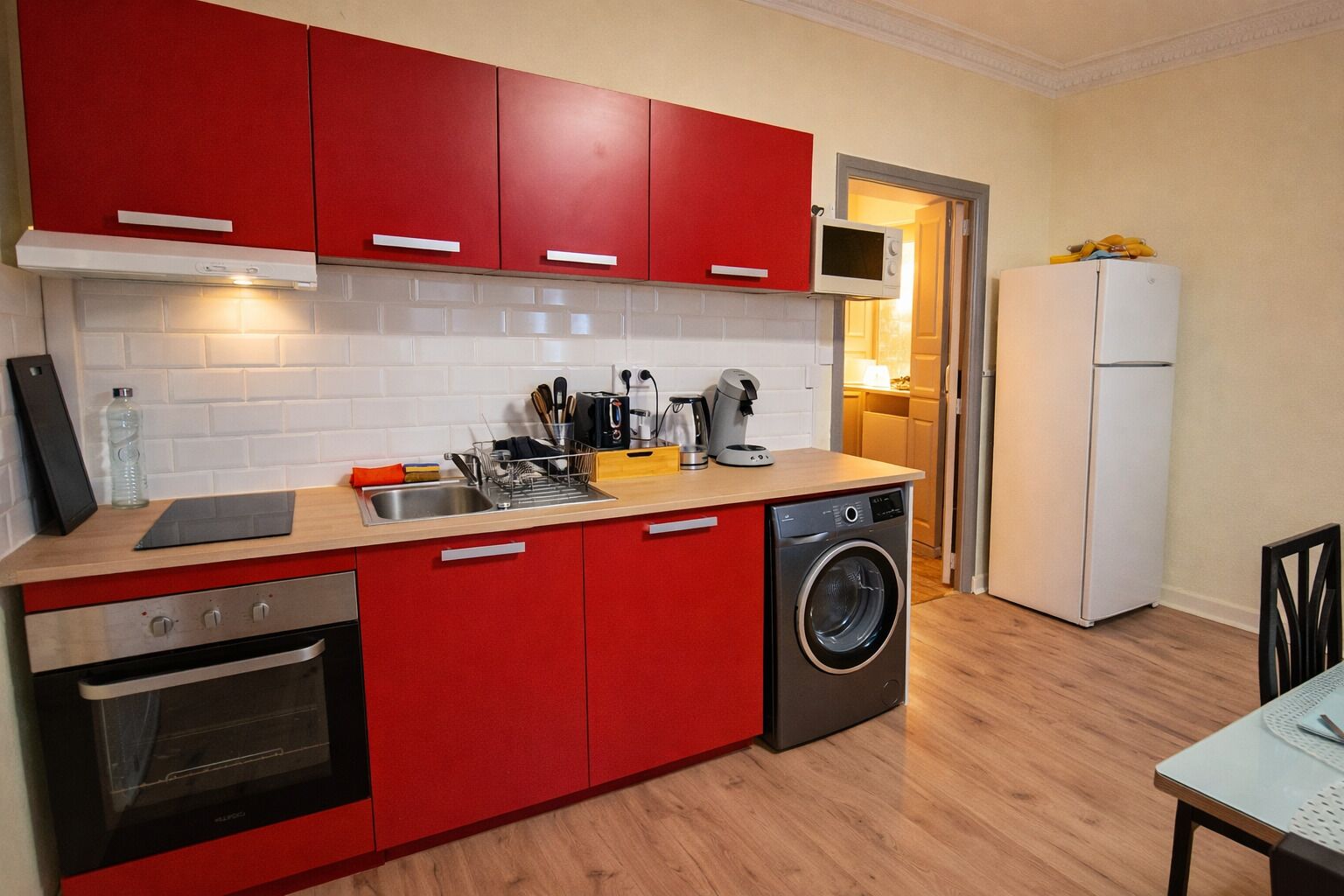Microwave, oven, stovetop