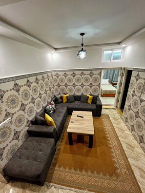 Living area - Quiet apartment in Awrir (Agadir)