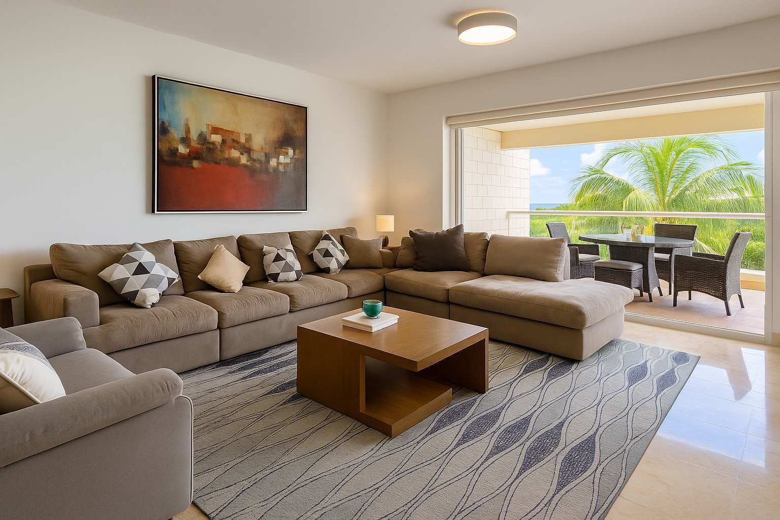 Televisión y oficina 