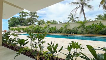 Firemannsrom – comfort, bassengutsikt | Utsikt fra rommet