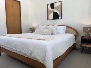 Iron/ironing board, WiFi, bed sheets - Relaxed Boho Beach Retreat with Pool (San Juan)