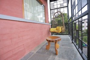 Honeymoon Suite, Balcony | Terrace/patio - Villa Ecotiva (Vanur)