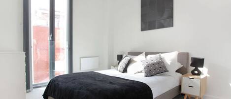 Apartment, 1 Schlafzimmer, Terrasse, Gartenblick | 2 Schlafzimmer