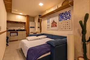 1 bedroom, iron/ironing board, WiFi, bed sheets - Cozy apartment in a modern building in the heart of Rio, accommodates up to 6 people. (Rio de Janeiro)