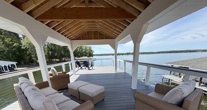 NEW!!! Premier Lakefront Home - Private Pool/Hot Tub/Beach/Firepit/Games/Views!