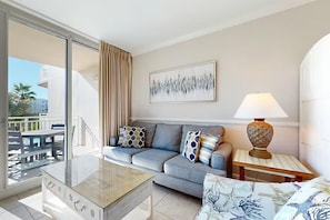 Condo, 1 King Bed with Sofa bed (Waterscape 424-B) | Living area