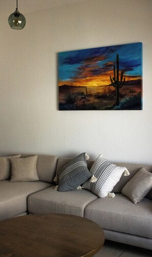 Habitación individual estándar | Área de sala de estar