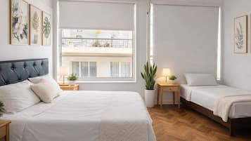 5 habitaciones, acceso a internet y ropa de cama