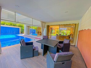 Indoor pool, outdoor pool - Quiet villa, private pool - Golf Argan Marrakech (Marrakech)