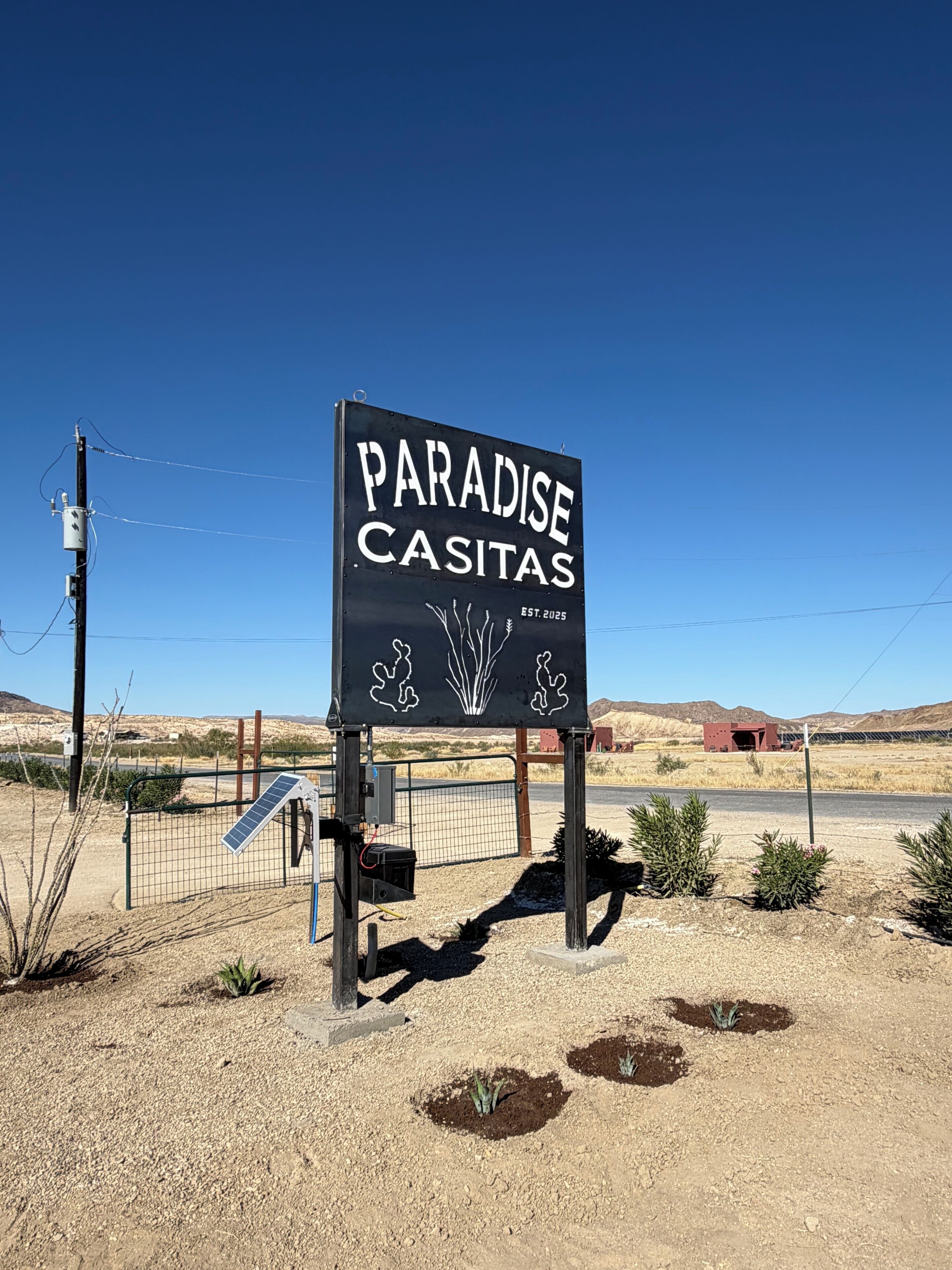 Terrain de l’hébergement 